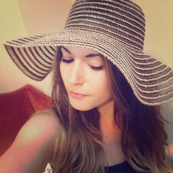 Floppy brown summer hat
