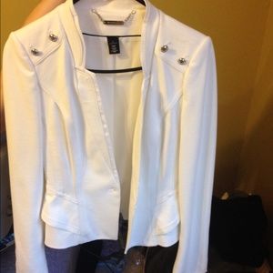 White dress jacket