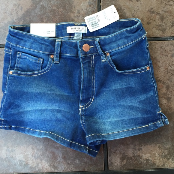 High Rise Forever 21 Jean Shorts