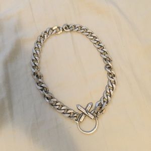 Luv AJ Crystal Cross Necklace