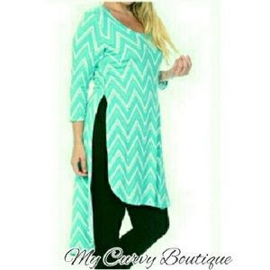 🛍HP🛍Chevron Hi-Low Tunic