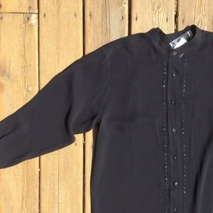🔸NEW - BANANA REPUBLIC Black Crepe Blouse