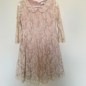 Forever XXI Pink Lace Dress