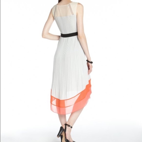 BCBG Pleated High Low Dress - Picture 2 of 8