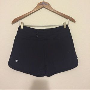 Lululemon black work out shorts