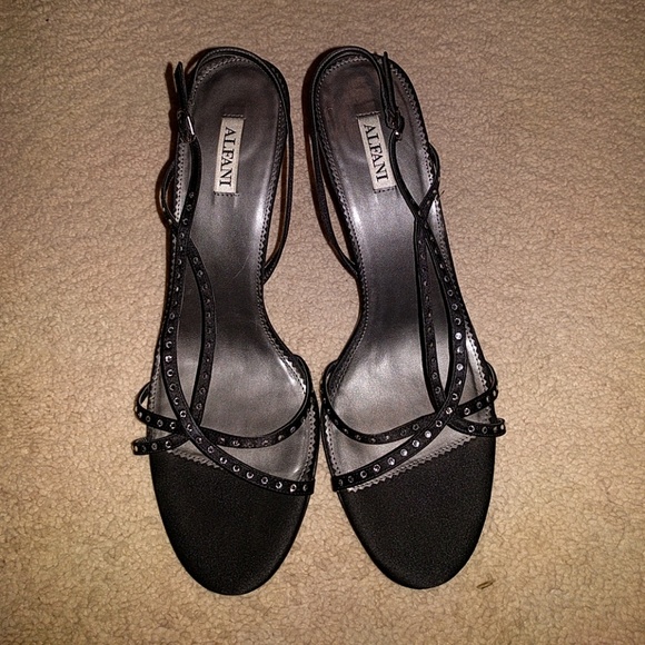 Alfani black dressy heels