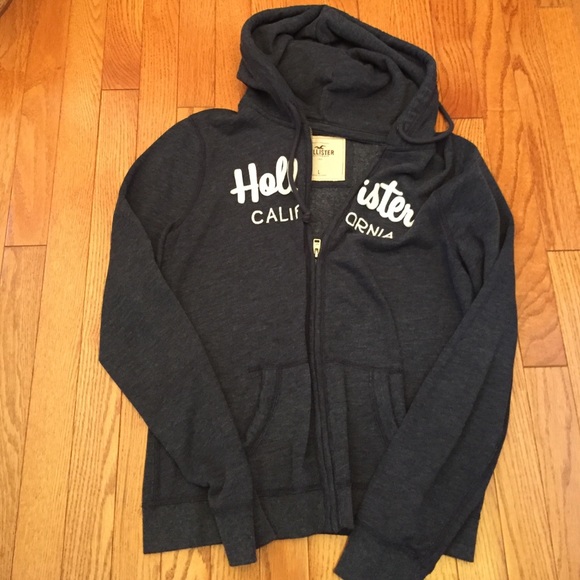 Hooded sweatshirt dark gray