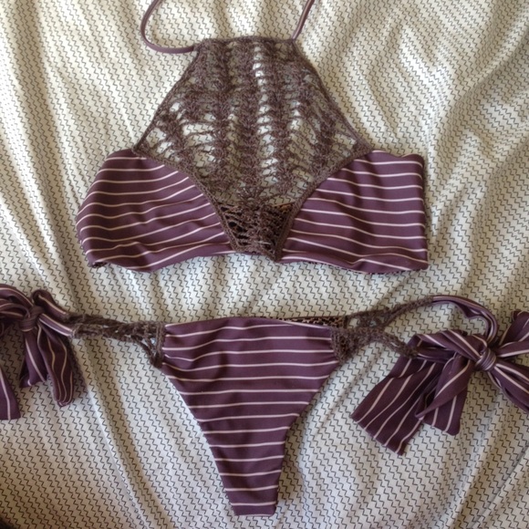 Acacia swimwear medium cape cod fig set