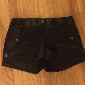 Silk dress shorts