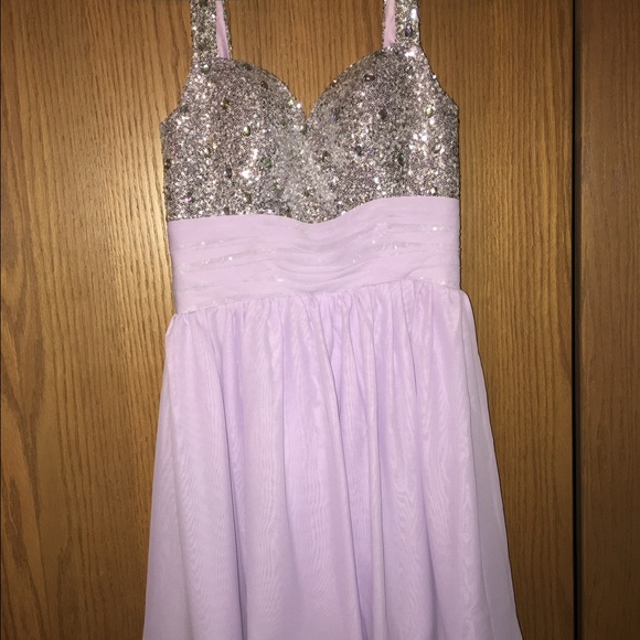 Lavender homecoming dress