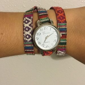 Wraparound wrist watch