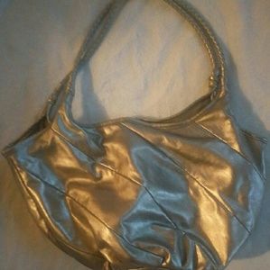 Metallic Tote Purse