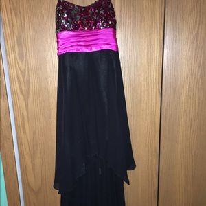 Sequin strapless dress