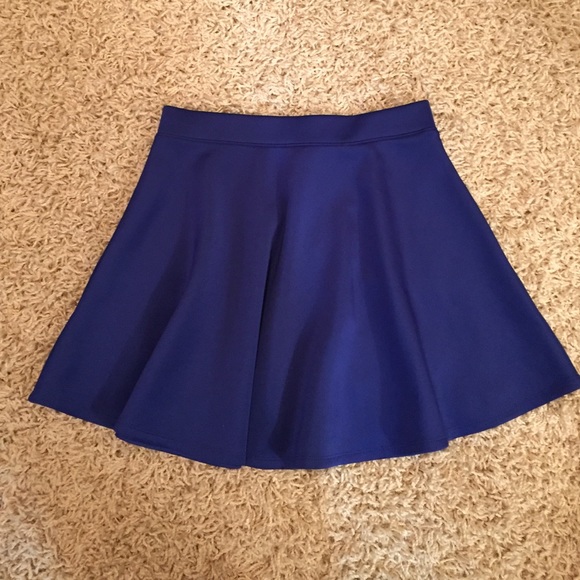 Forever 21 Royal Blue Skater Skirt