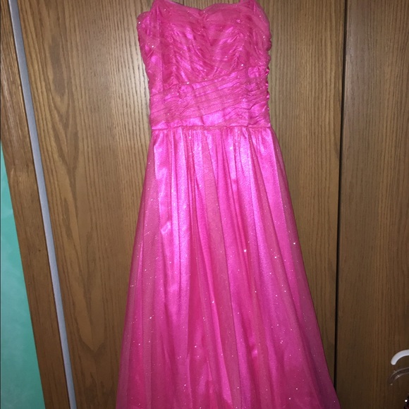 Pink sparkly dress