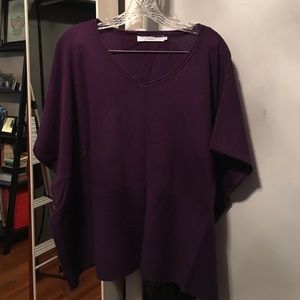 Cashmere poncho sweater