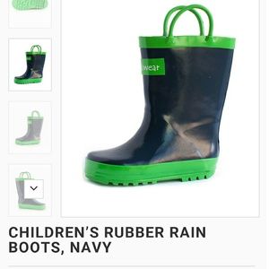 Children's RUBBER RAIN BOOTS