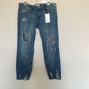 Zara Cigarette Denim Jeans