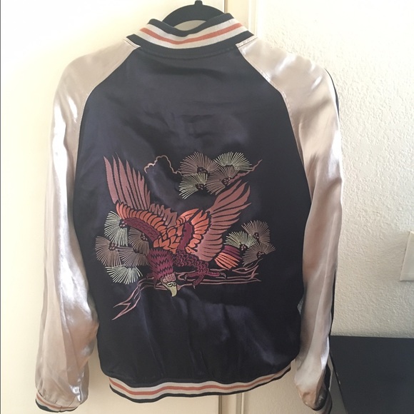 Zara men's Embroidered satin jacket - Picture 4 of 4