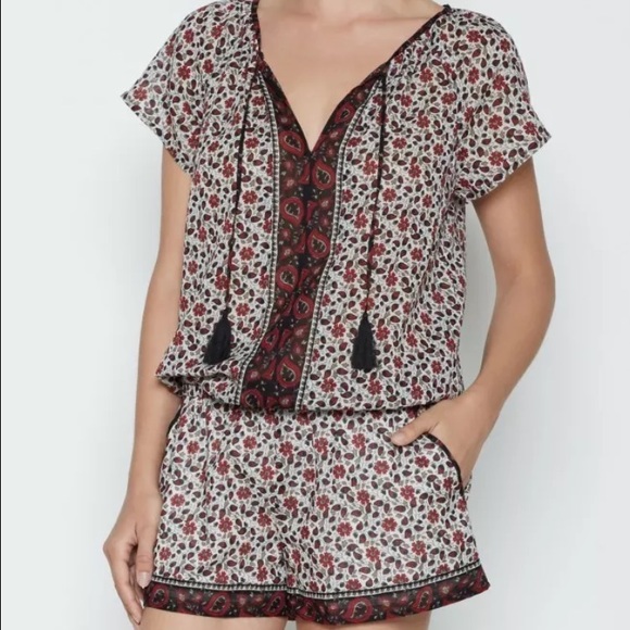 NWT joie $188 cotton Romper - Picture 2 of 8