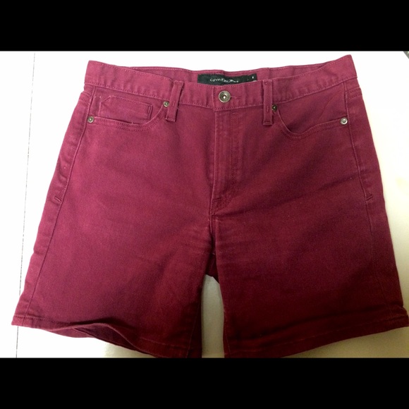 Maroon Calvin Klein Jeans Shorts - Picture 4 of 4