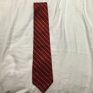 Tommy Hilfiger Tie Regular Red Navy Beige