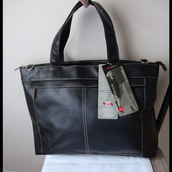 Foray Handbags - Large black business tote