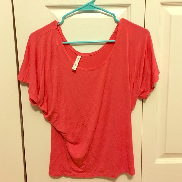 Silky pink top