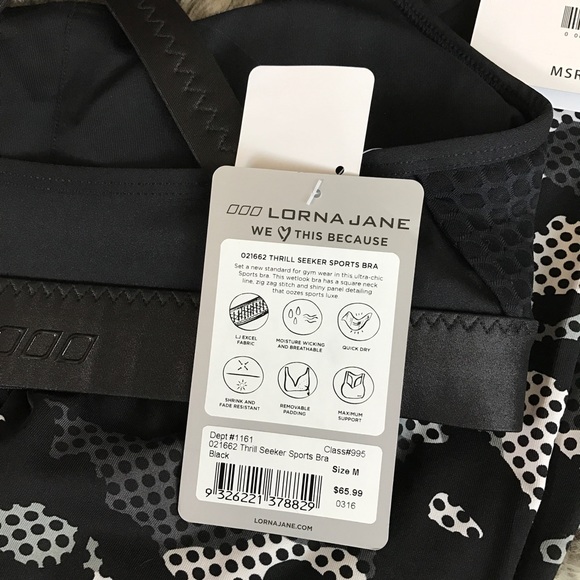 Limited edition Lorna Jane thrill seeker sport bra - Picture 3 of 6