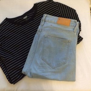H&M high waisted jeans