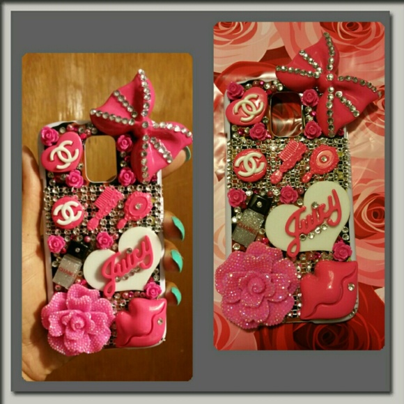 Samsung Galaxy s5 case pink white cheetah