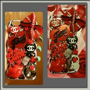 Red white black zebra iPhone 6 plus case