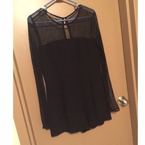 Black lace romper