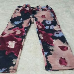 Floral jeans