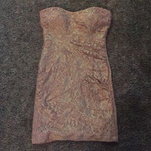 Sweetheart strapless lace dress