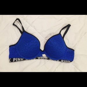 PINK Leopard Lace Bra