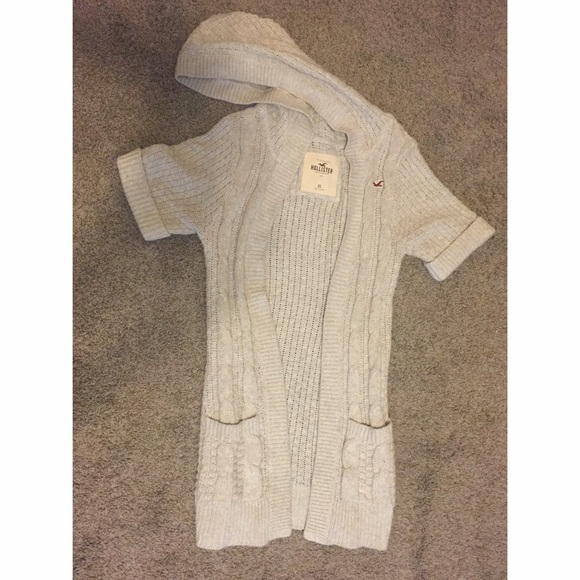 Light Tan Short Sleeve Sweater