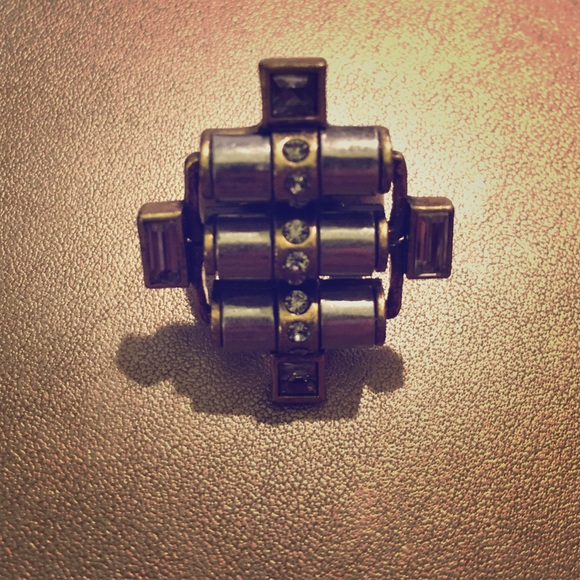 Gold & Silver w cubic zirconia stones