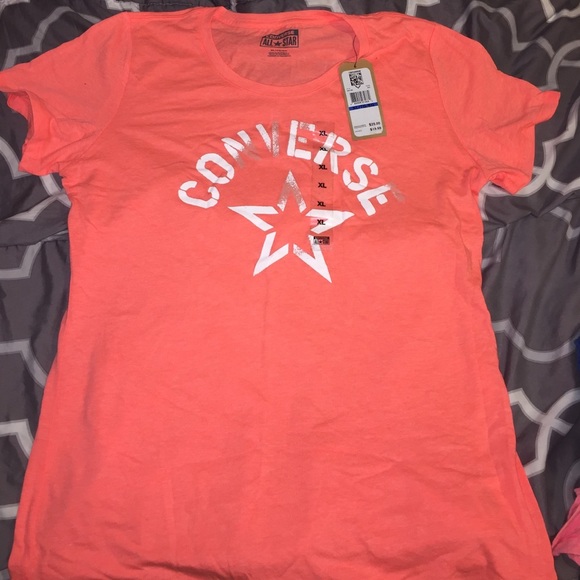 NWT Converse: Cute Peach/Pink Tee