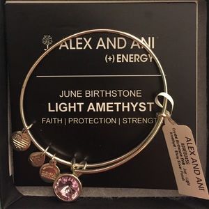 Alex & Ani Light Amethyst Bracelet