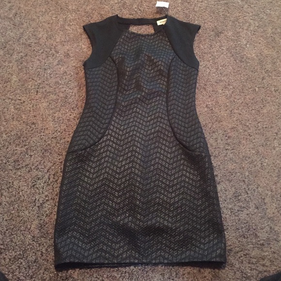 Mini black dress