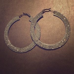 Bling Hoop Earrings