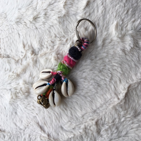 Hand stitched hanger !!! With real shells!!