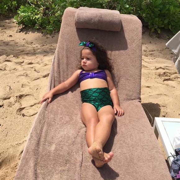 Mermaid swimsuit 2T - 3 piece. - Picture 1 of 1