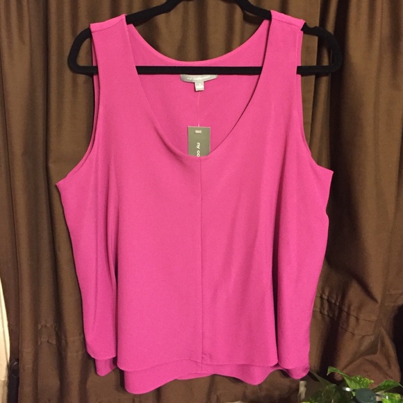 Hot Pink sleeveless top