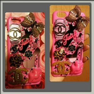 Gold pink black iPhone 6 plus case (ON HOLD)