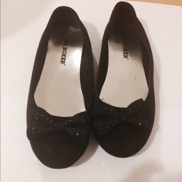 Joe Boxer Little Girl Black Flats