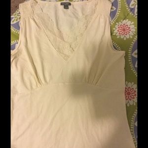 Anne Taylor top with lace lining in the front