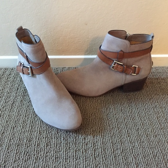 COACH suede booties