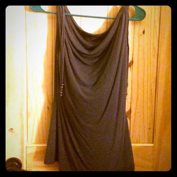 Bluish grey top from Express